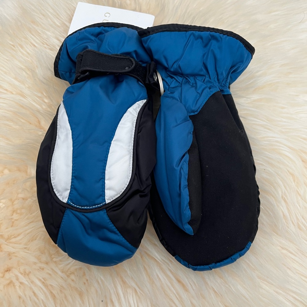 NWT 100% AUTH Gucci Kids Technical Ski Mittens Gloves in Moroccan Sz 10